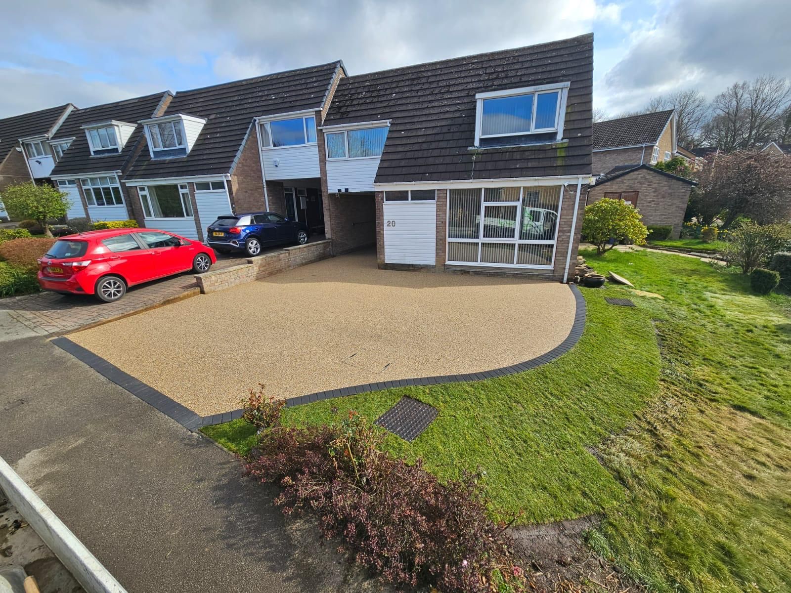 New resin-bound driveway near Barnsley